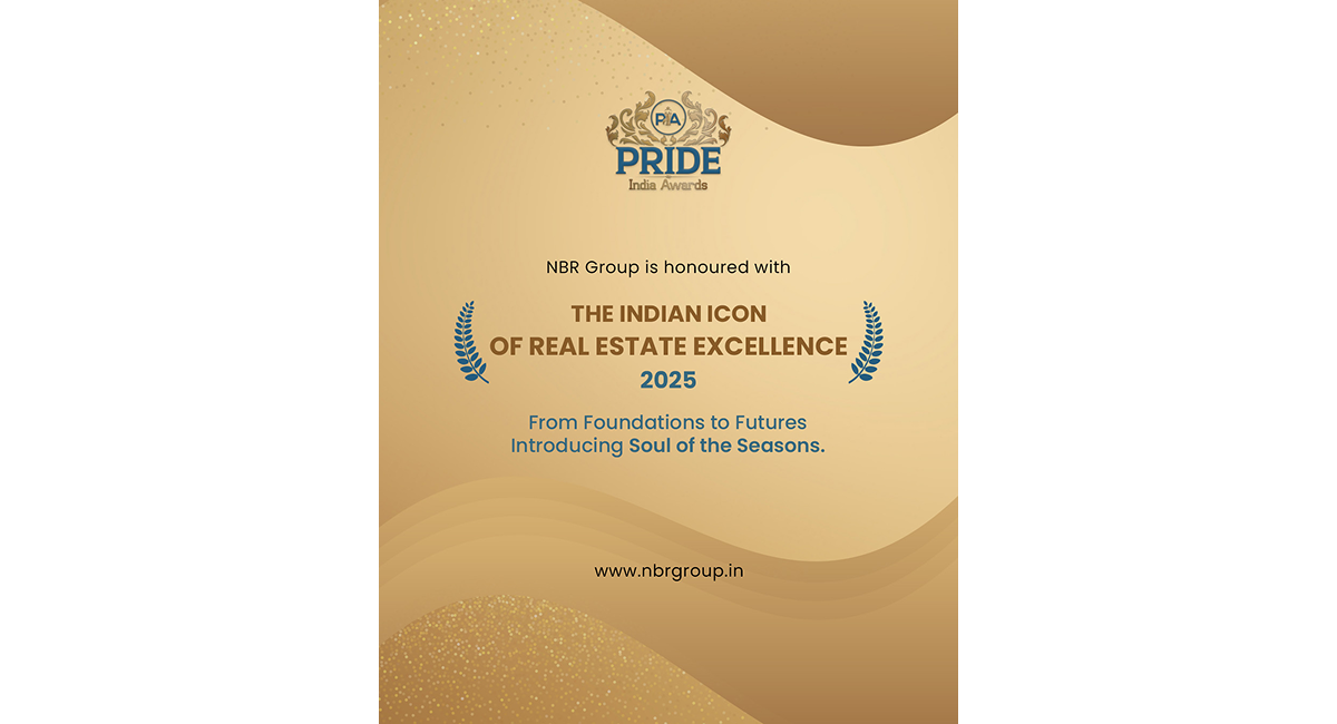NBR Group Honoured with the Indian Icon of Real Estate Excellence 2025 by Pride India Awards